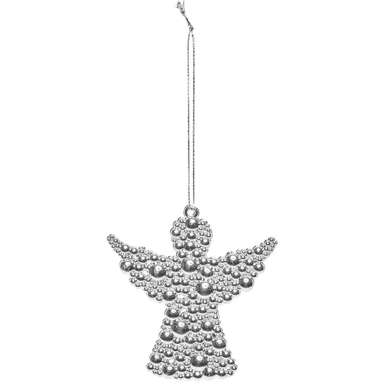 Suspension de Noël en métal doré ou argenté