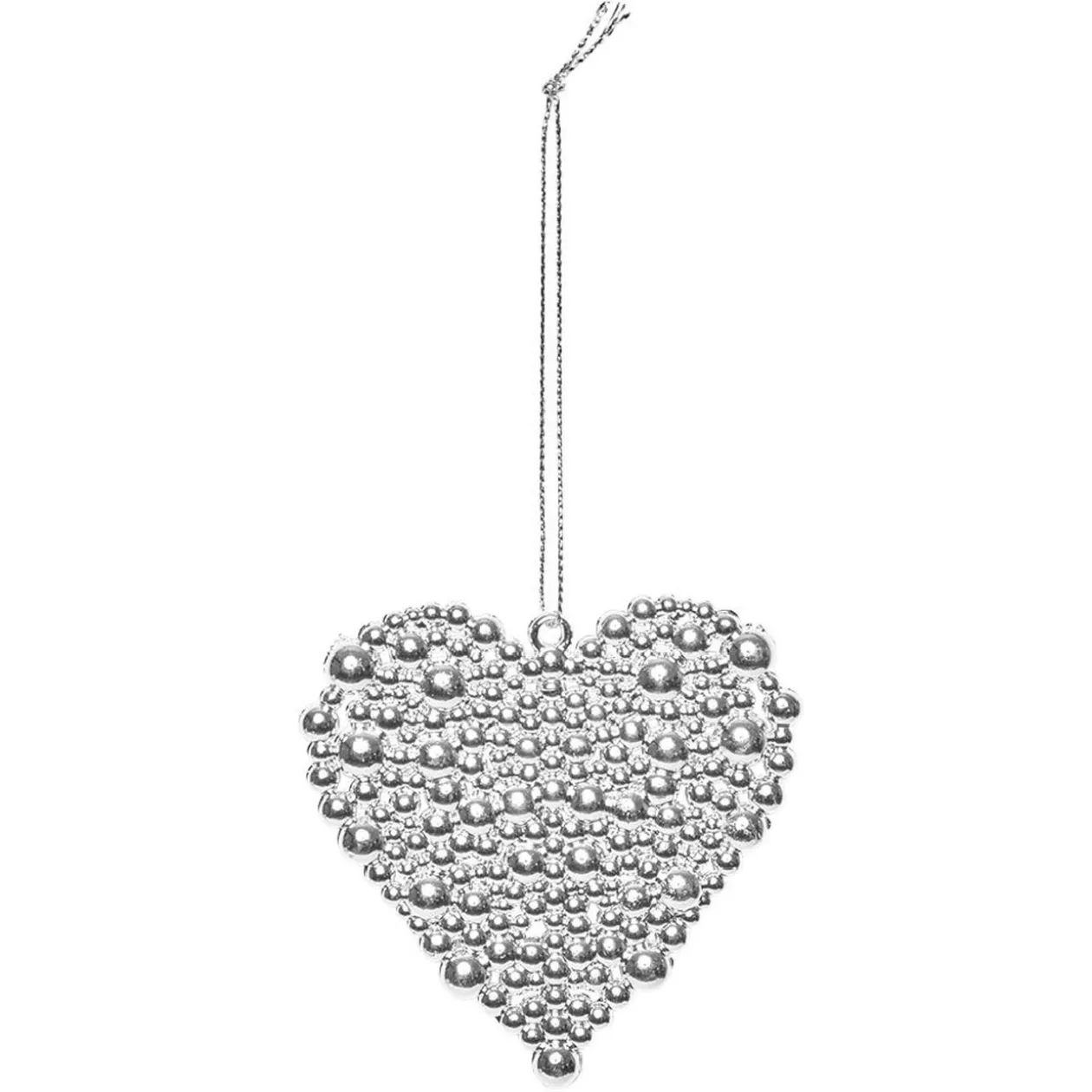 Suspension de Noël en métal doré ou argenté