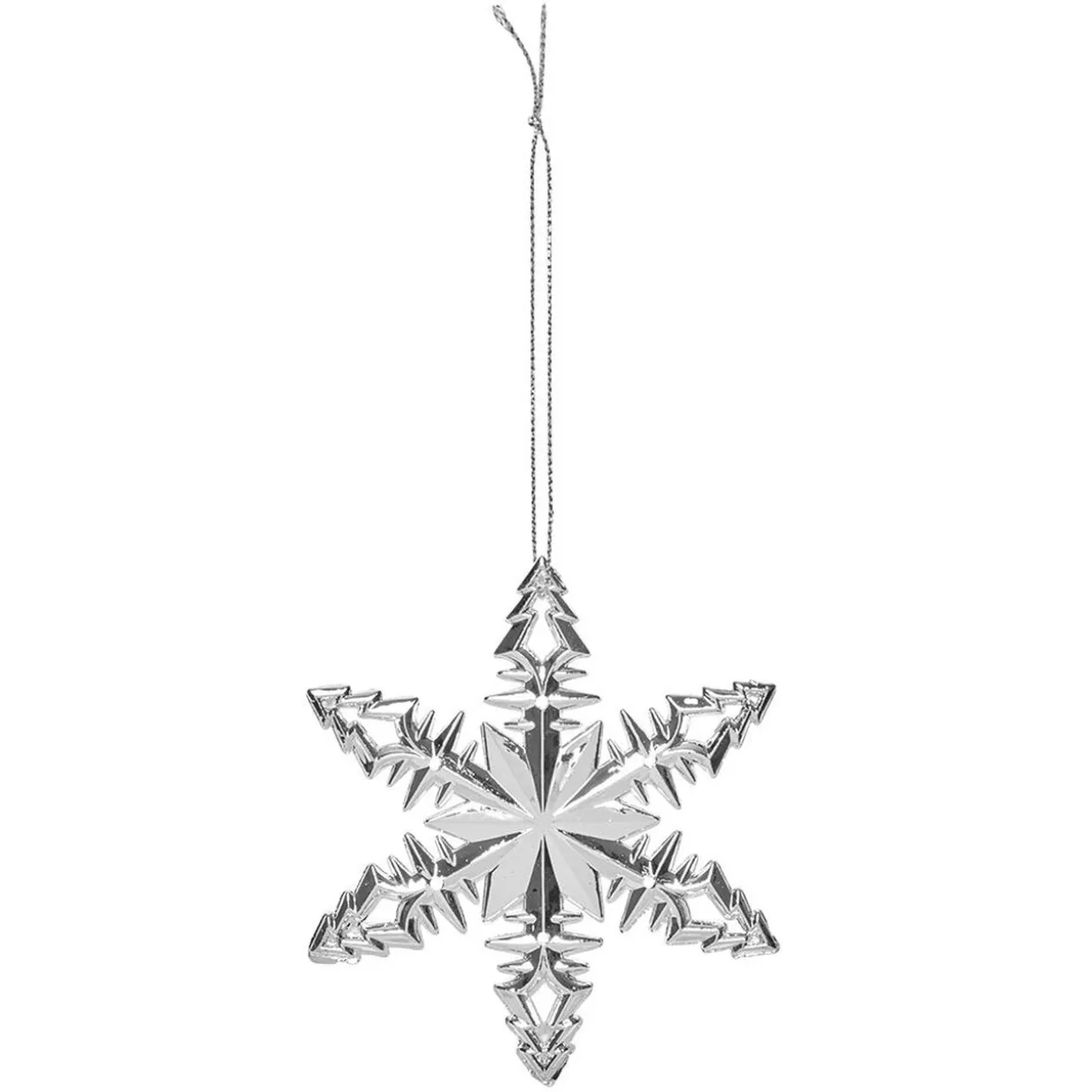 Suspension de Noël en métal doré ou argenté