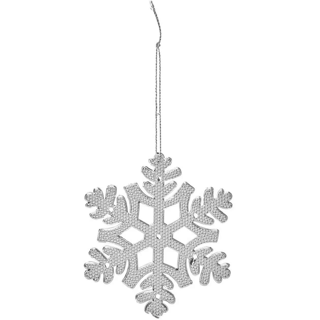 Suspension de Noël en métal doré ou argenté