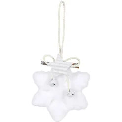 Suspension de Noël forme enneigée