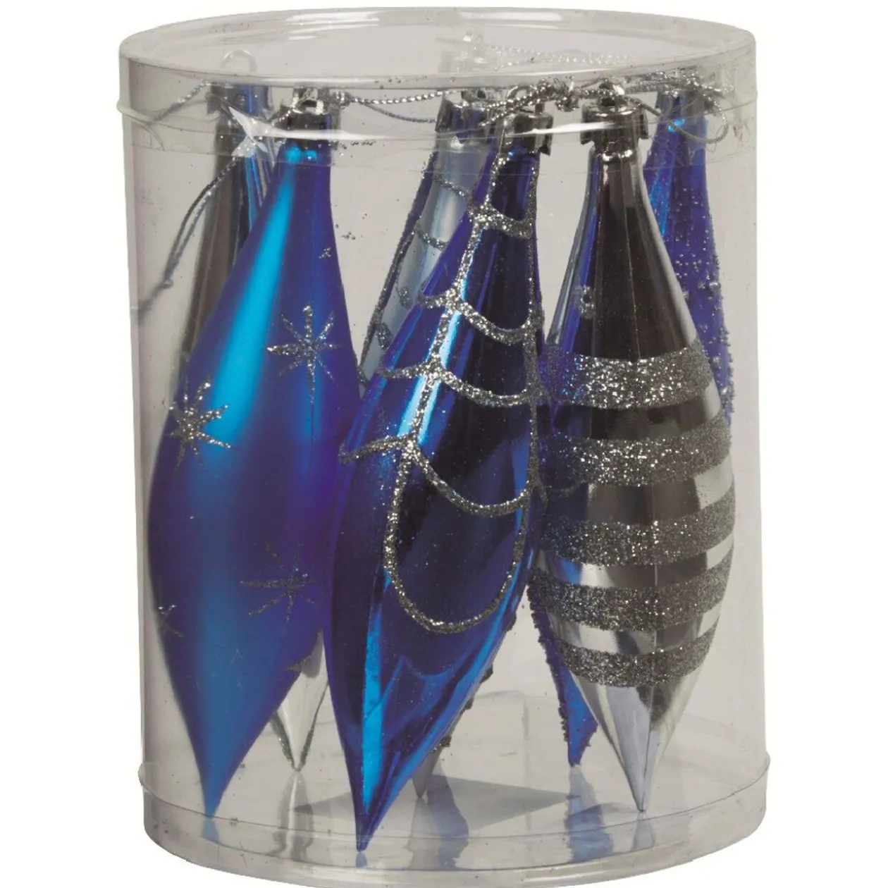 Suspension de Noël forme glaçon x7