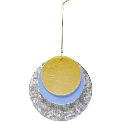 Suspension de Noël forme géométrique en bois