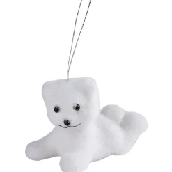 Suspension de Noël forme ours blanc