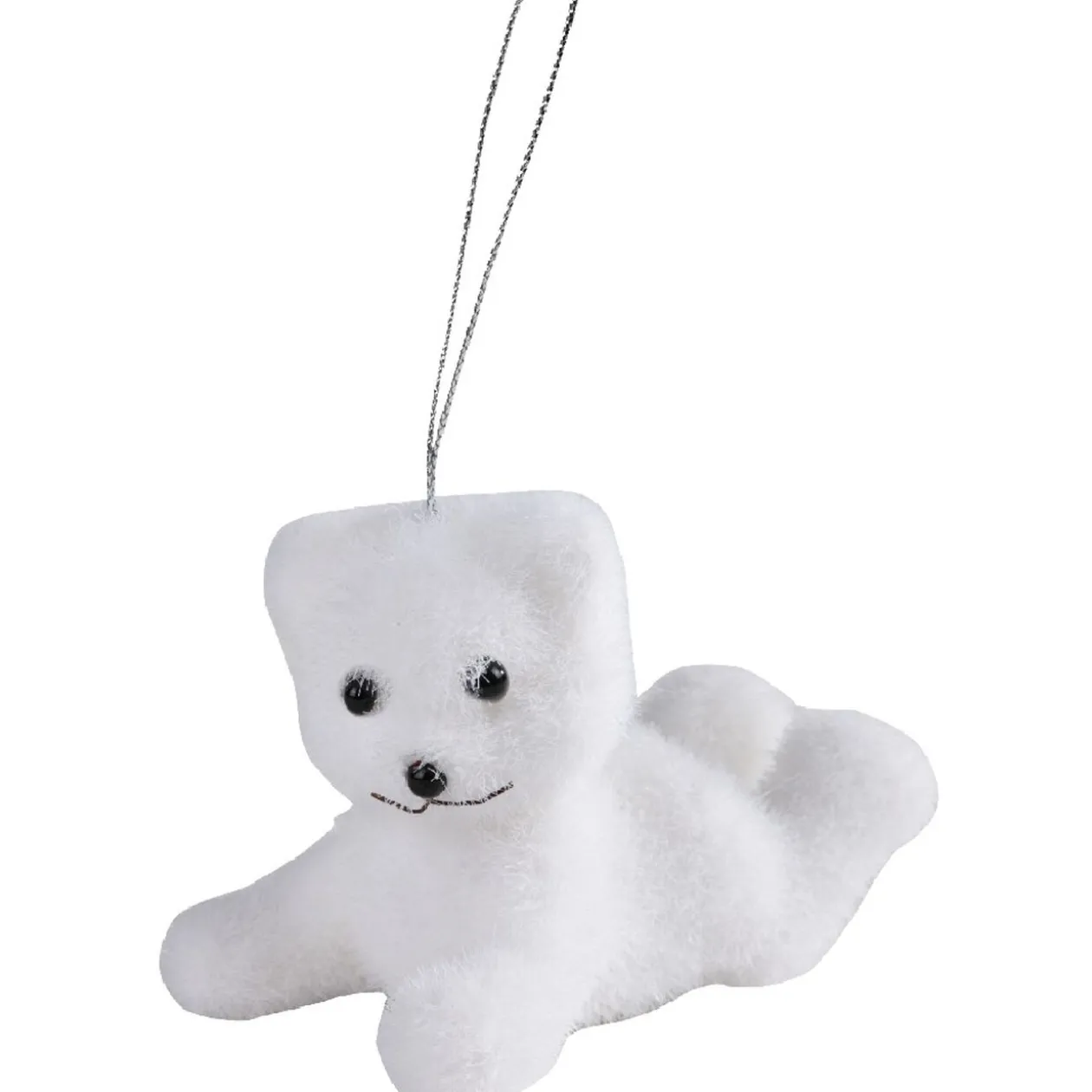 Suspension de Noël forme ours blanc
