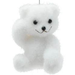 Suspension de Noël forme ours blanc