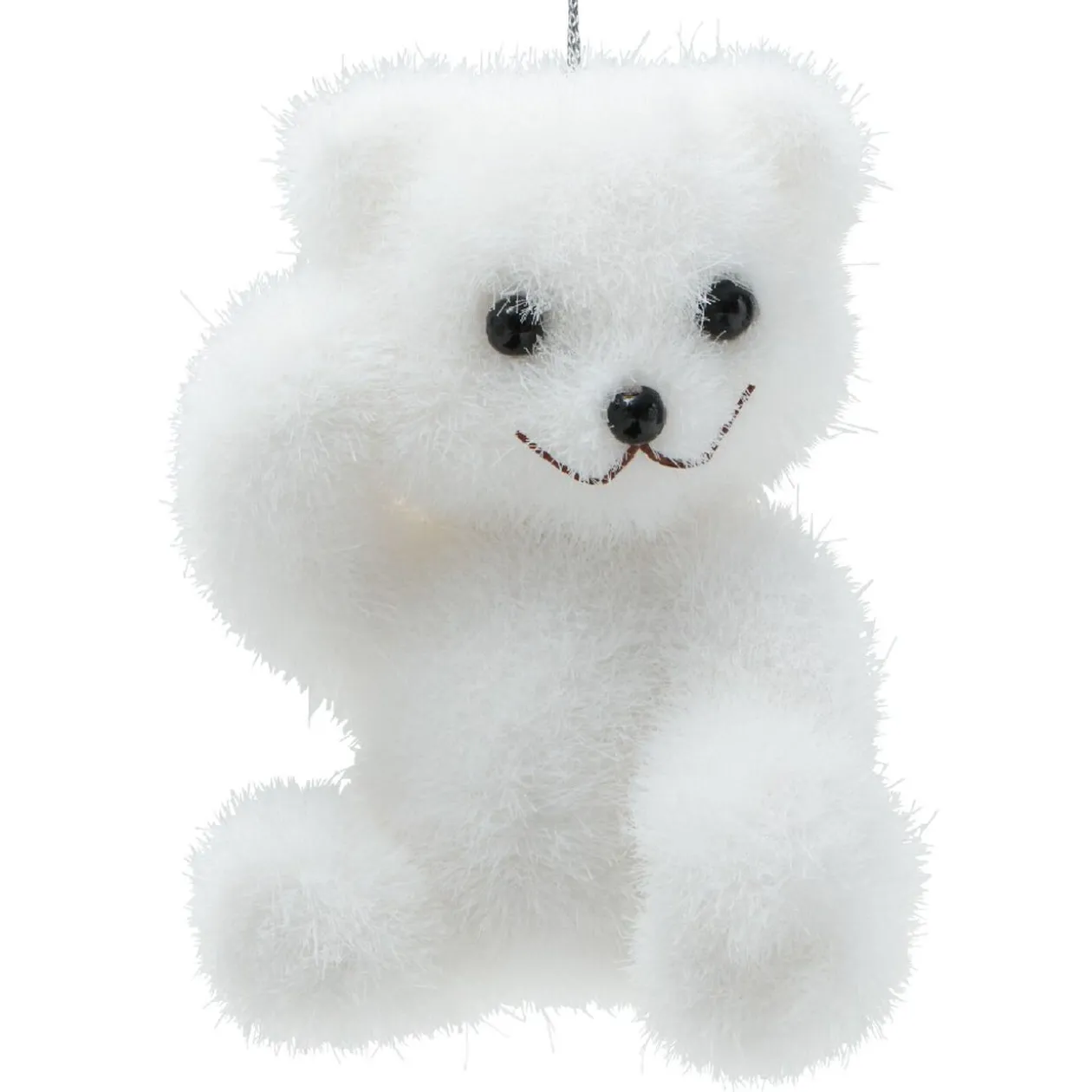 Suspension de Noël forme ours blanc