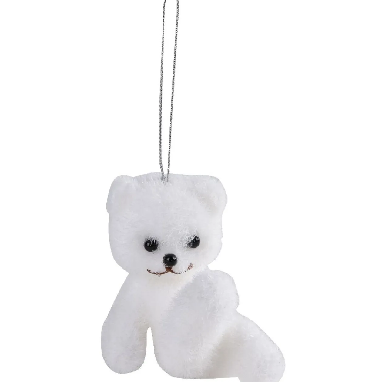 Suspension de Noël forme ours blanc