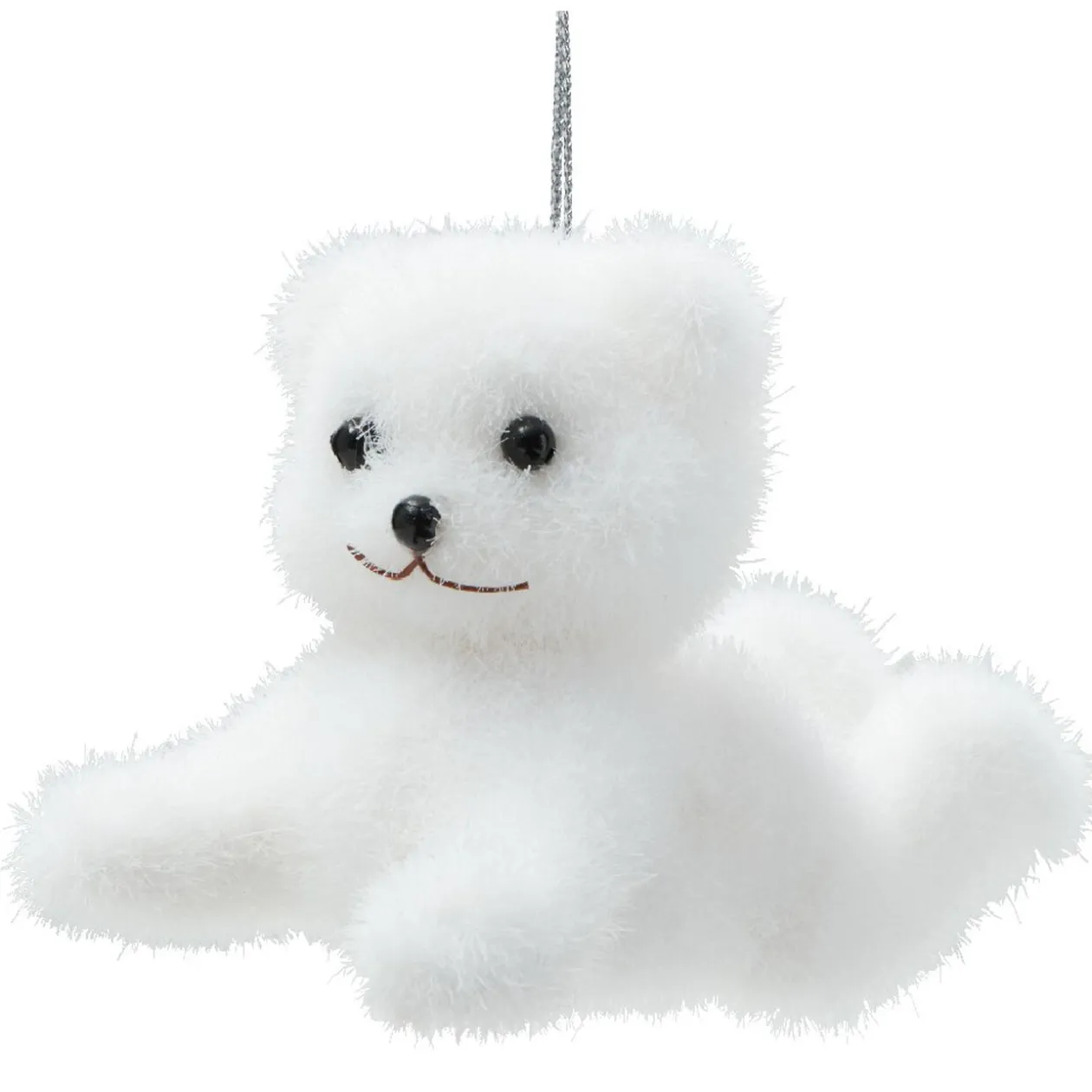 Suspension de Noël forme ours blanc