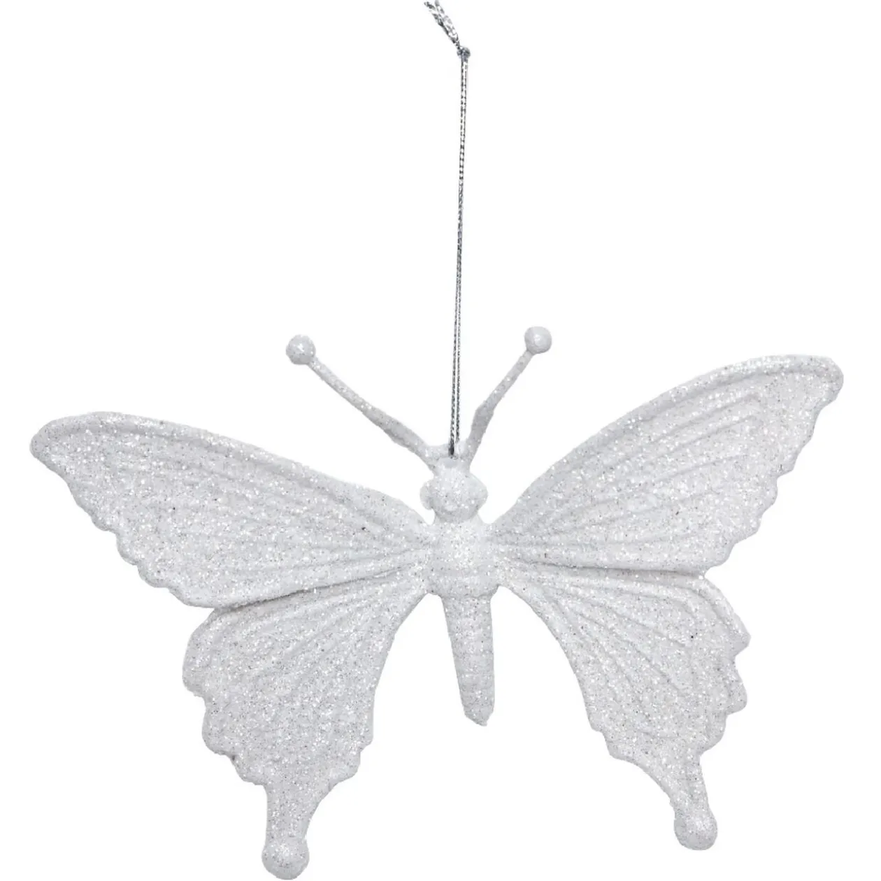 Suspension de Noël forme papillon brillant