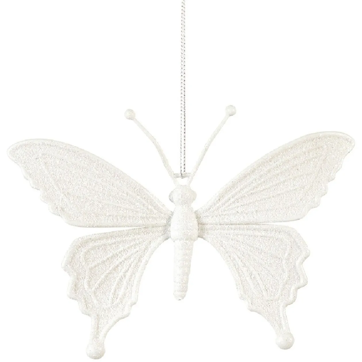 Suspension de Noël forme Papillon pailletté