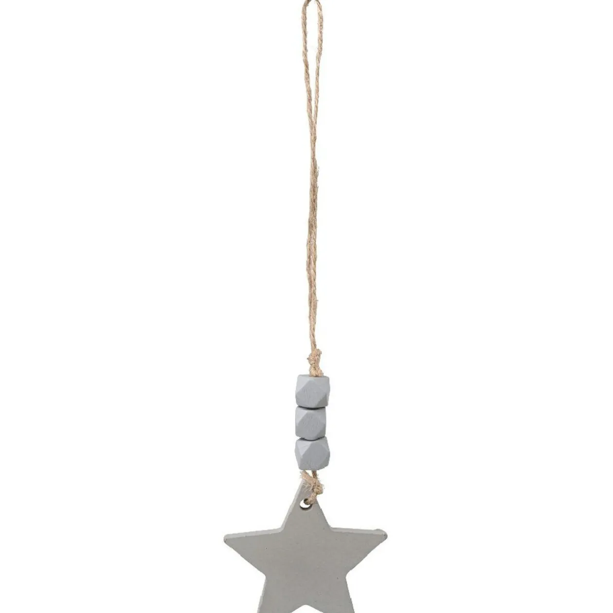 Suspension de Noël forme étoile mdf