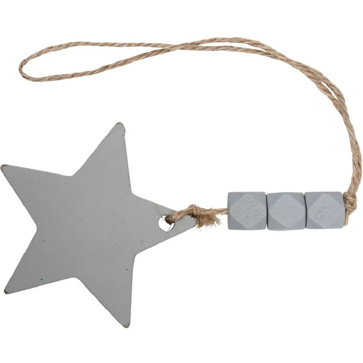 Suspension de Noël forme étoile mdf