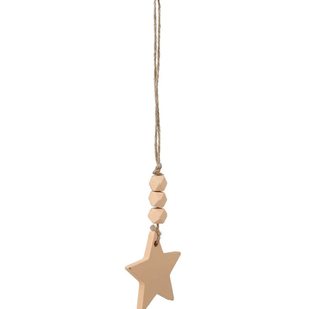 Suspension de Noël forme étoile mdf