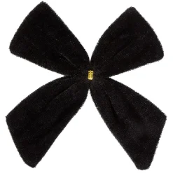 Suspension de Noël Noeud en tissu velours x2