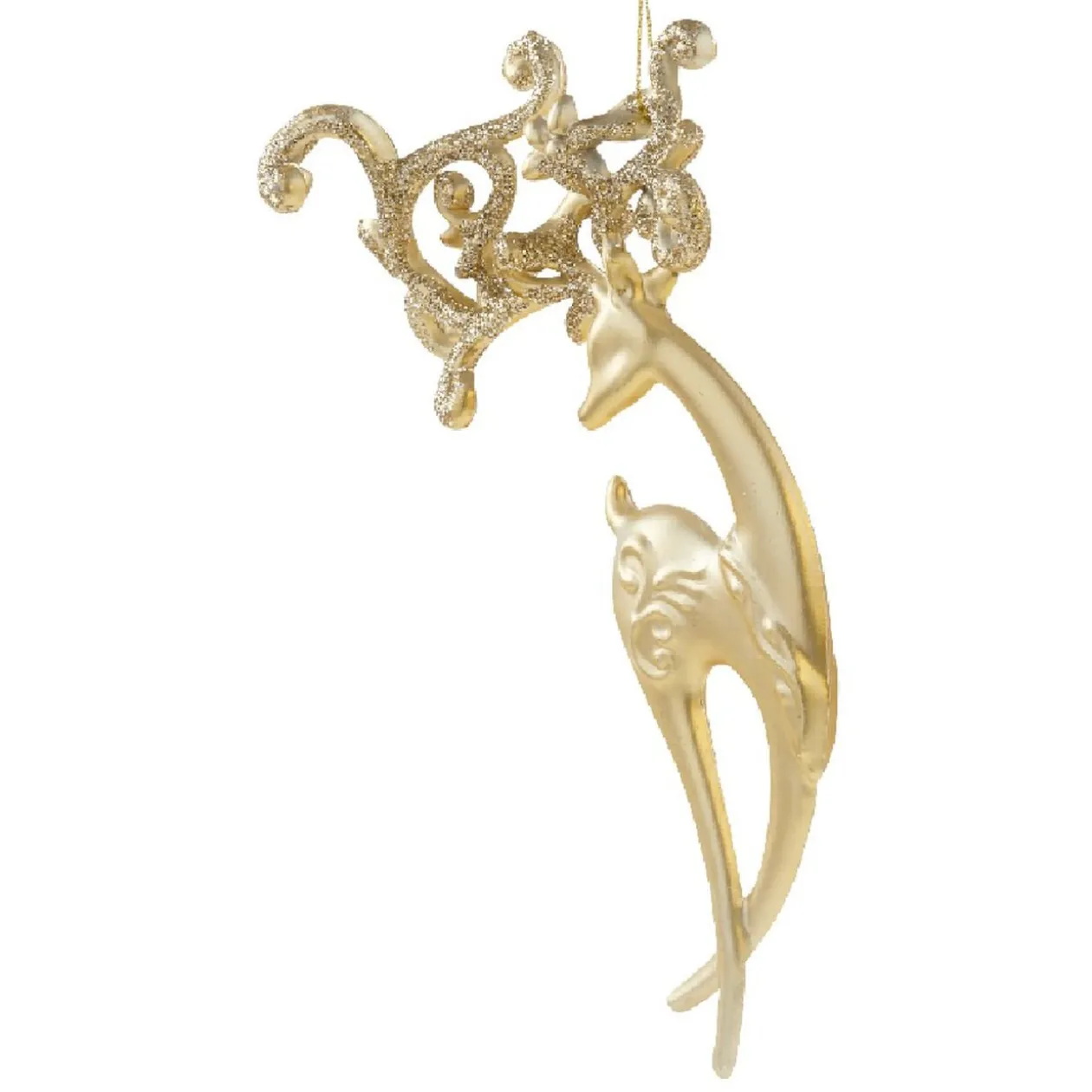 Suspension de Noël Renne pailleté