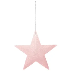 Suspension de Noël Étoile effet floqué