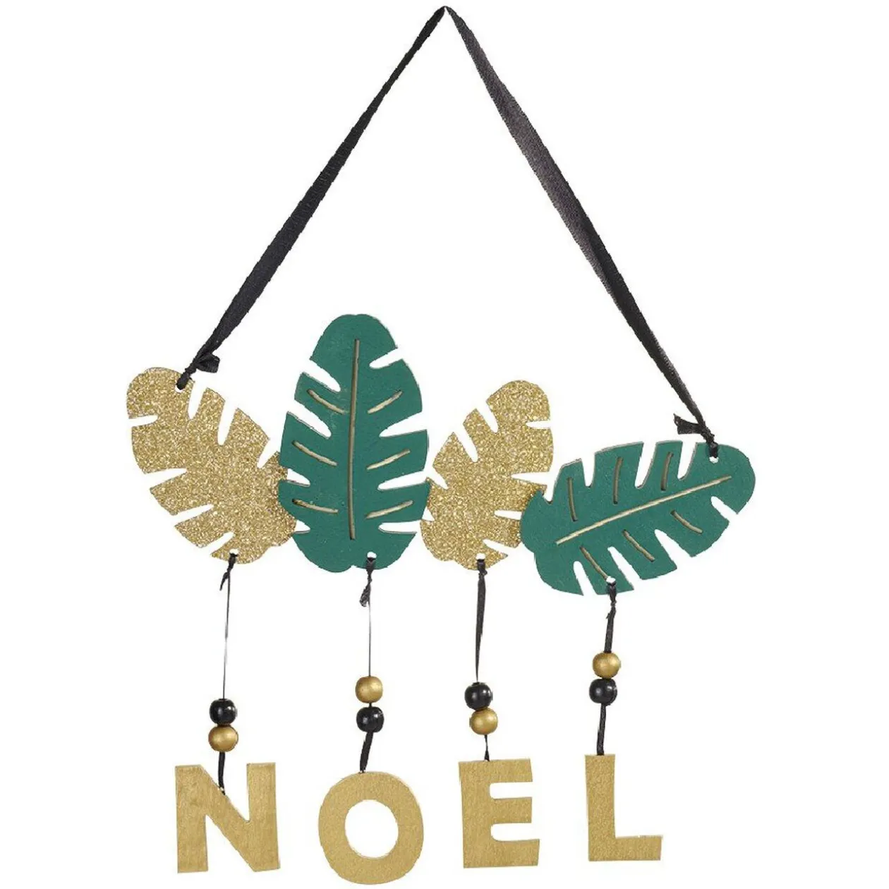 Suspension feuille et Noël tropical
