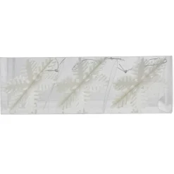 Suspension flocon argenté ou blanc Noël x3