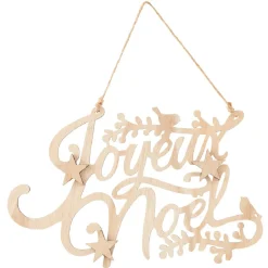 Suspension Joyeux Noël naturelle