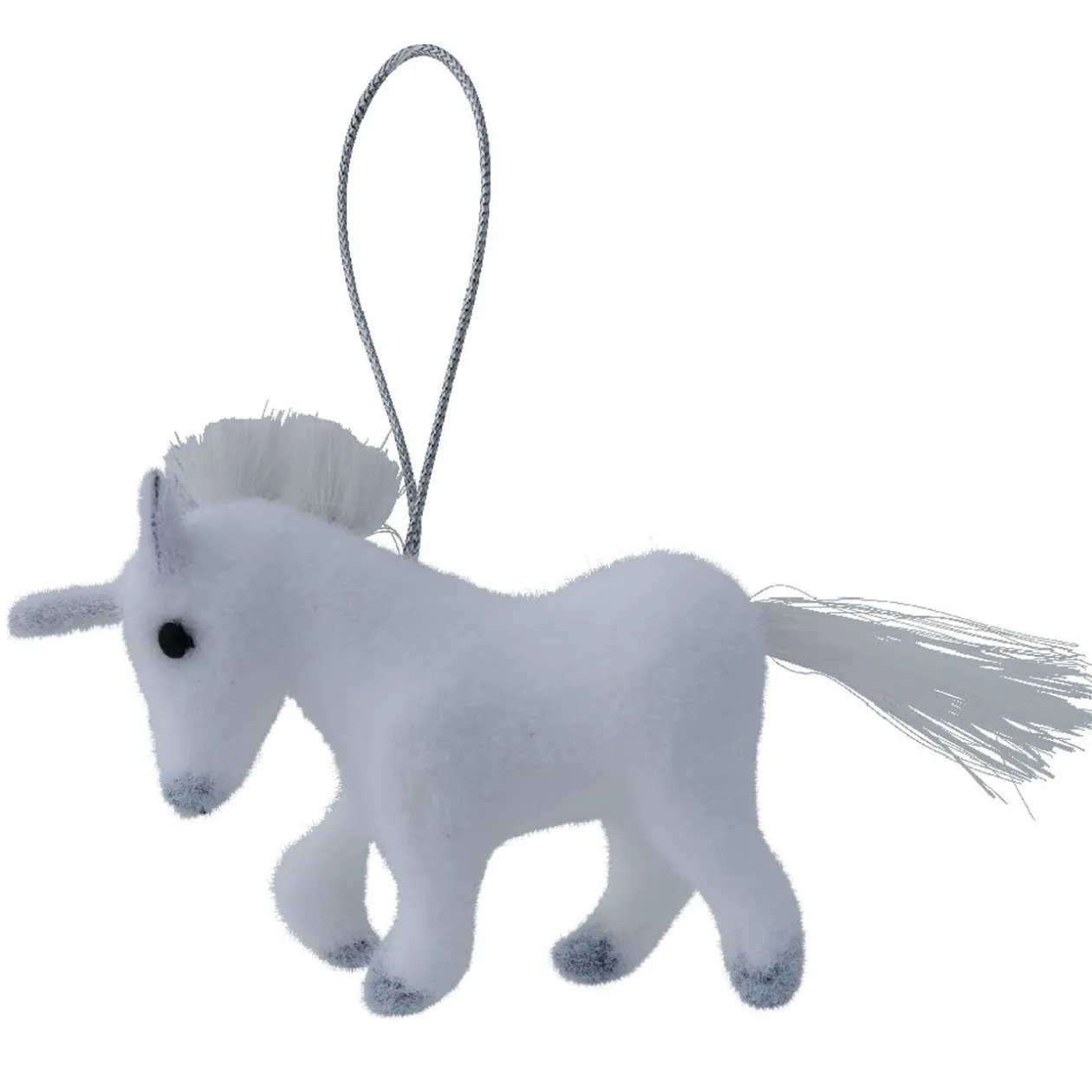 Suspension licorne blanche