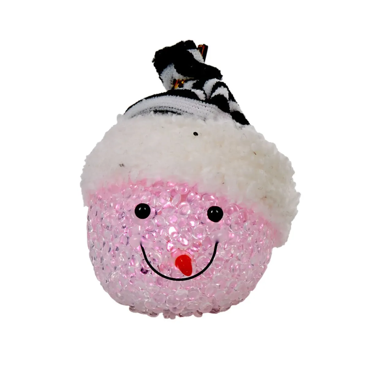 Suspension lumineuse bonhomme de neige 1 led multicolore