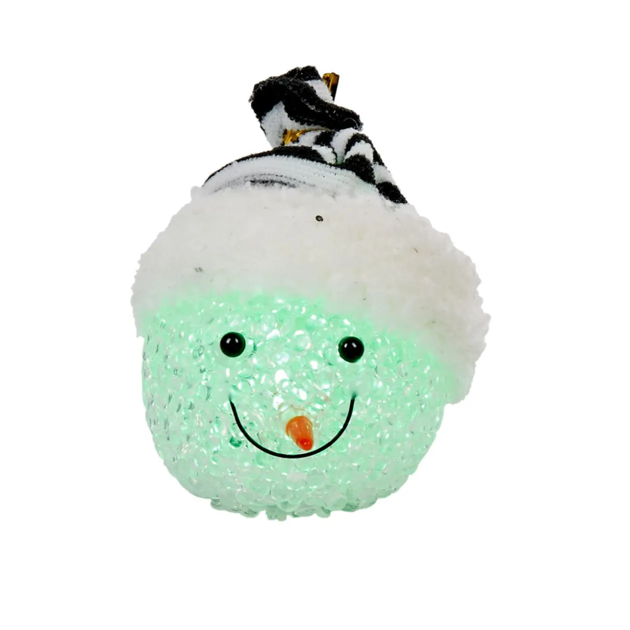 Suspension lumineuse bonhomme de neige 1 led multicolore