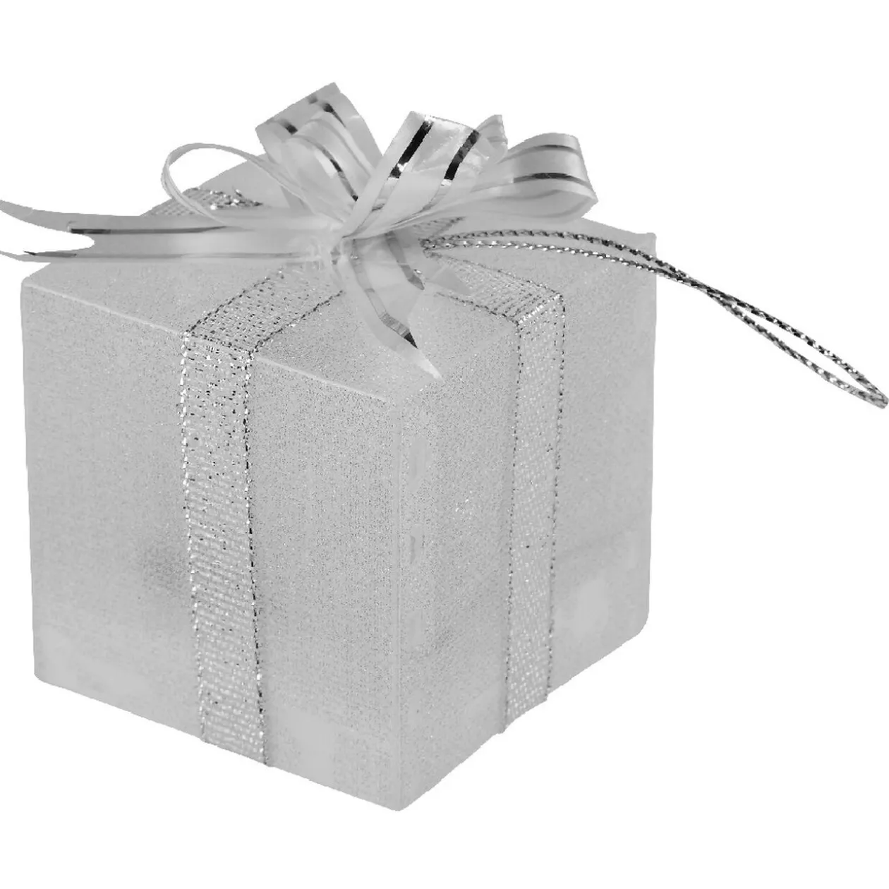 Suspension lumineuse forme cadeau 1 led multicolore