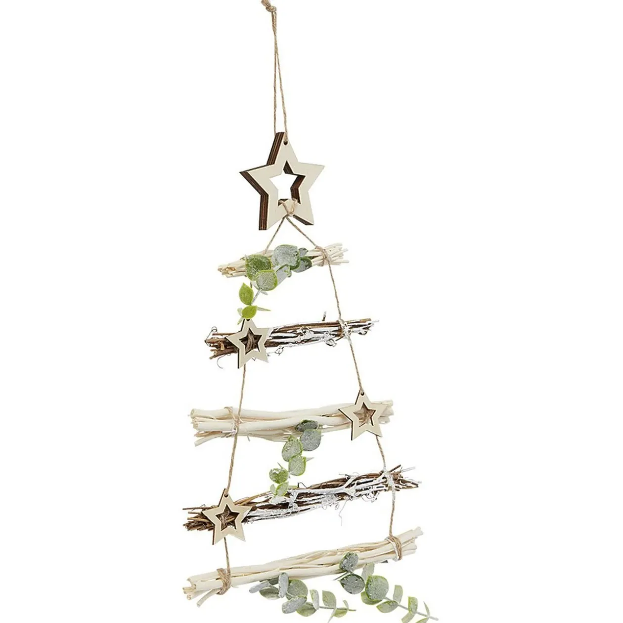 Suspension Sapin en bois flotté vert naturel