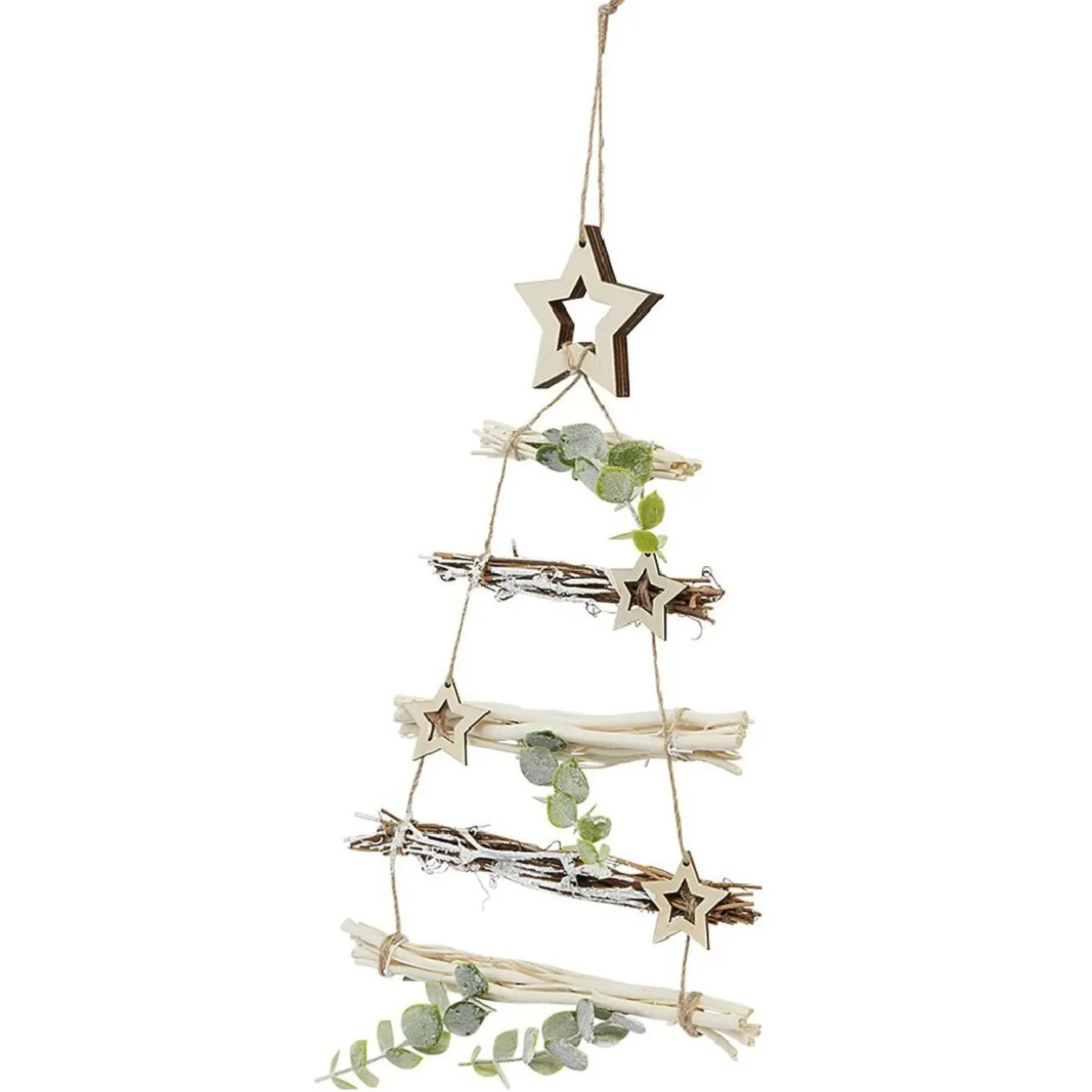 Suspension Sapin en bois flotté vert naturel