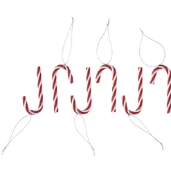 Suspension sucre d'orge blanc rouge x6