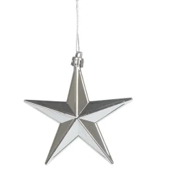 Suspension étoile argenté Noël
