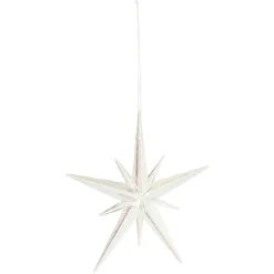 Suspension Étoile de Noël en acrylique iridescent