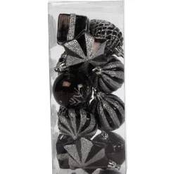 Suspensions Noel brillantes pailletées X12