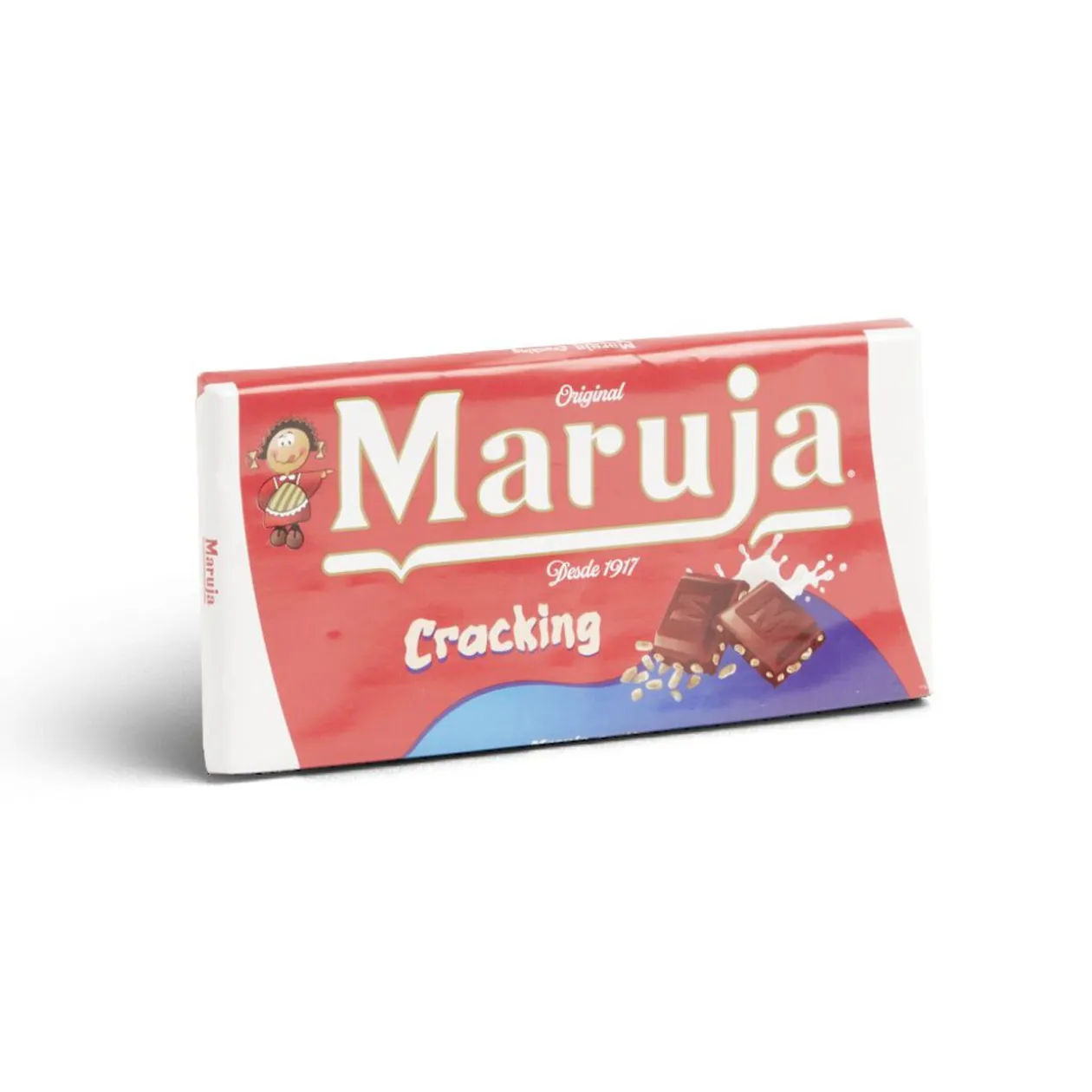 Tablette de chocolat au lait et riz soufflé Maruja 85g