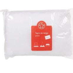 Tapis de neige pailleté village Noël