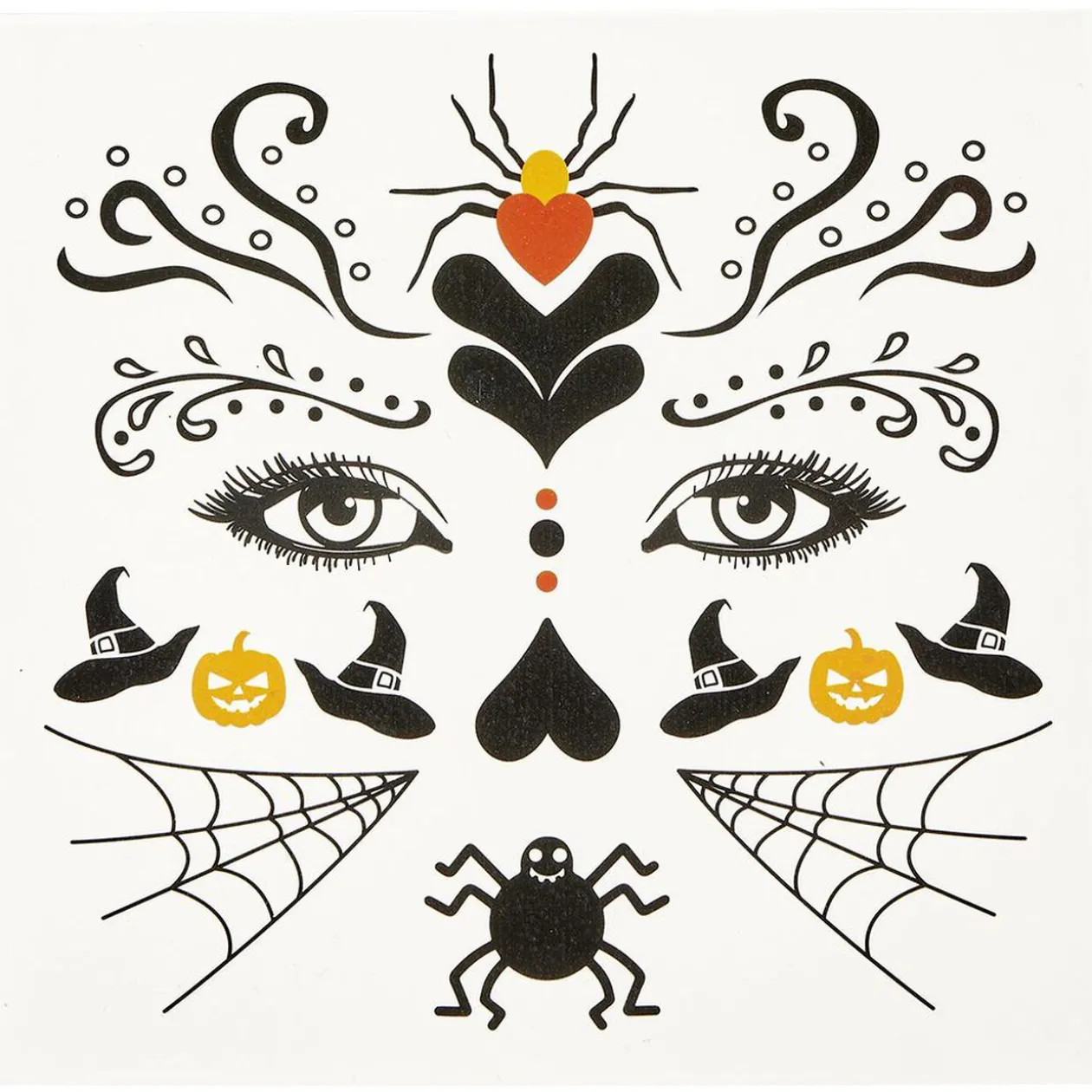 Tatouage éphémère visage enfant Halloween