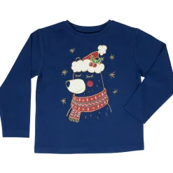 Tee shirt de Noël à manches longues pour enfant