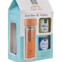 Théière Infuseur nomade verre Mességué Thermo transparent 350 ml