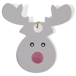 Étiquette cadeau enfant forme Personnages de Noël x6