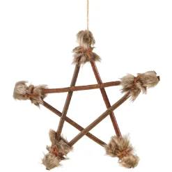 Étoile à suspendre noire