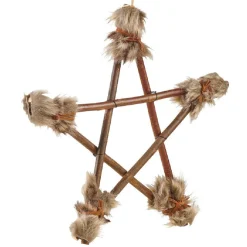 Étoile à suspendre noire