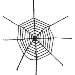 Toile d'araignée Halloween Ø180cm