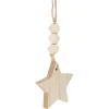 Étoile de Noël à suspendre naturelle