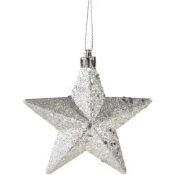 Étoile de Noël à suspendre paillettes