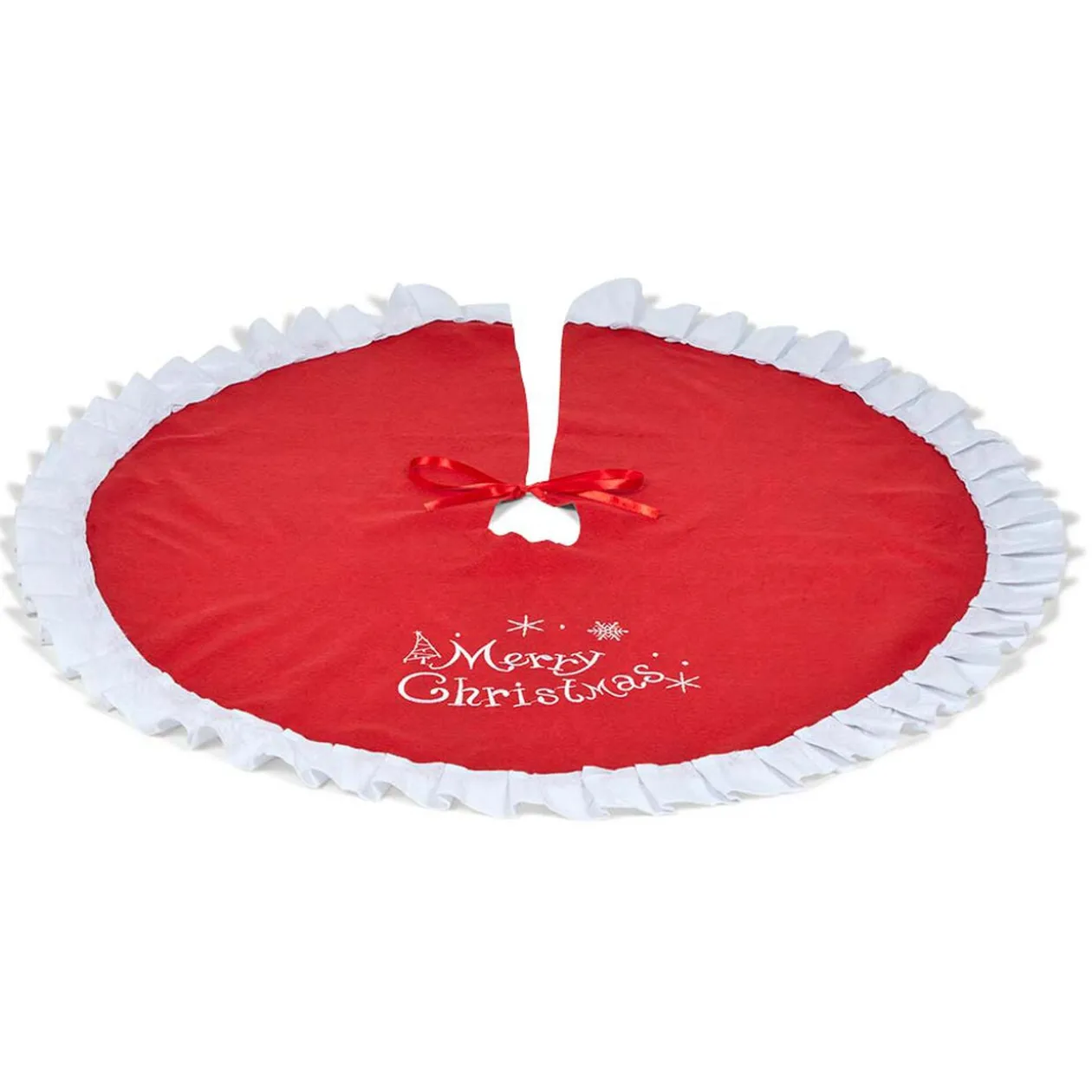 Tour de sapin de Noël en feutre Merry Christmas