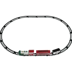 Train de Noël lumineux et musical sur rails Harvestown