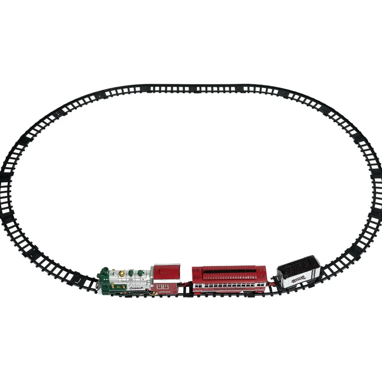 Train de Noël lumineux et musical sur rails Harvestown