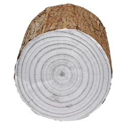 Tronc arbre mousse a poser marron