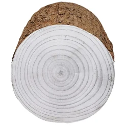 Tronc arbre mousse a poser marron